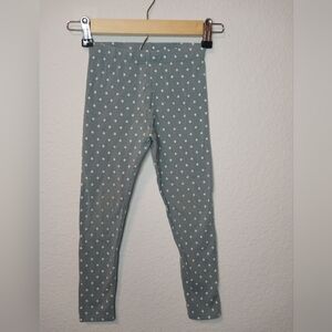Cat & Jack. Light Gray and Black Leggings. Girl Sz 4T